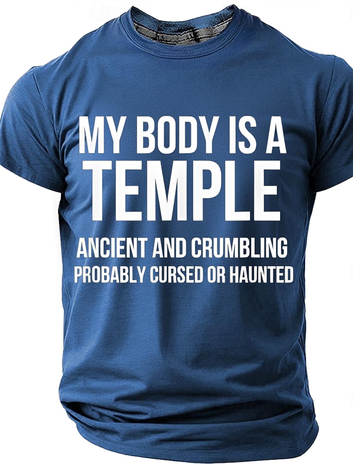 Men's T-Shirt Funny Graphic Short Sleeve UNDIAGNOSED BUT SOMETHING AIN'T RIGHT Lifestyle Humor Tee