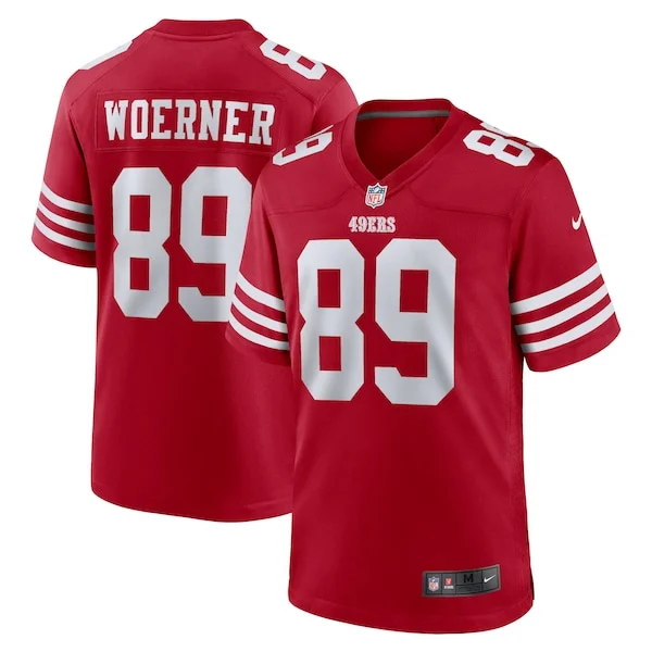 Premium SF 49ers Game Jersey - Scarlet | NFL Fan Apparel | NFL Footbal
