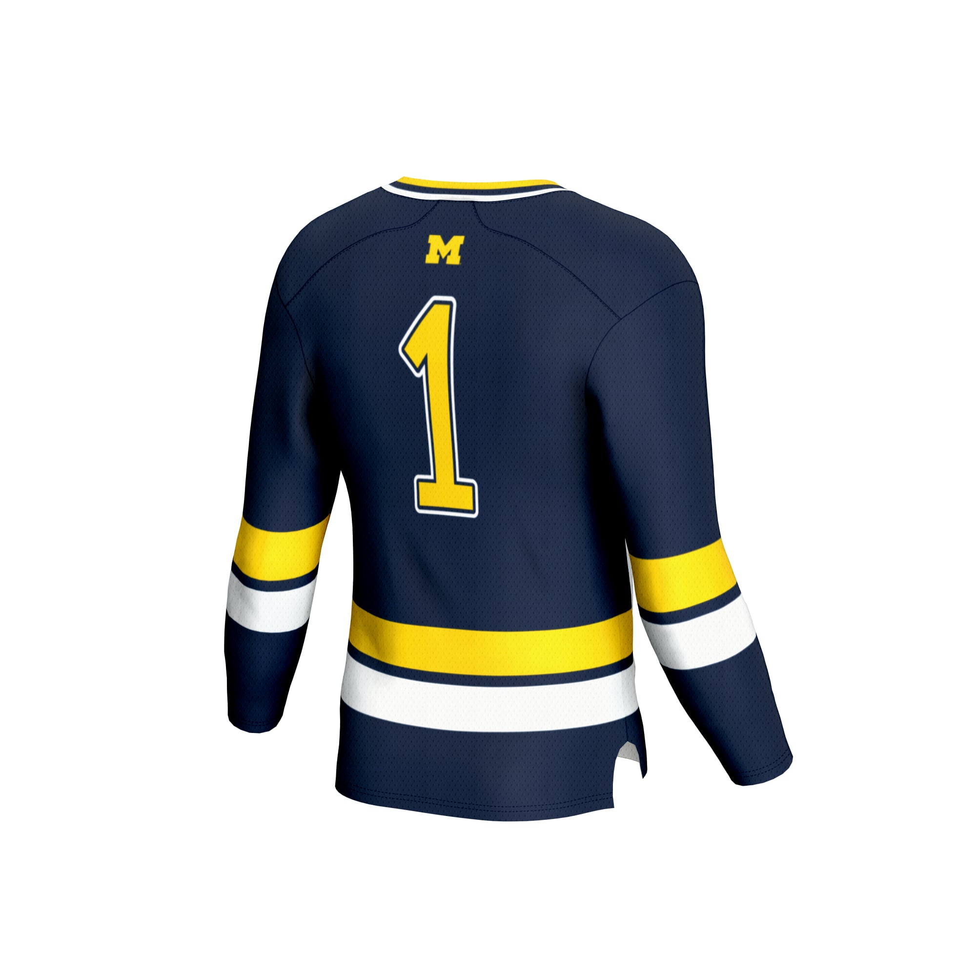 Michigan Wolverines GameDay Greats Unisex Lightweight Women's Hockey Team Fashion Jersey - Navy