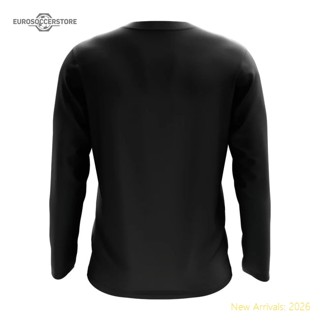 Elite Burkina Faso Core Football Country Long Sleeve T-shirt (black)