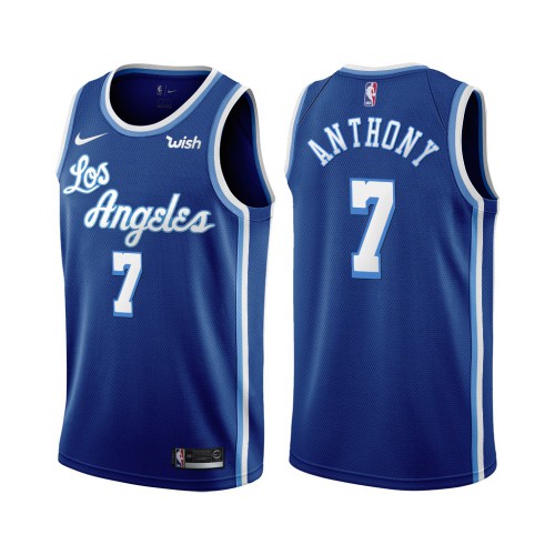 Los Angeles Los Angeles Lakers #7 Carmelo Anthony Youth Blue 2019-20 Classic Edition Stitched NBA Jersey Youth