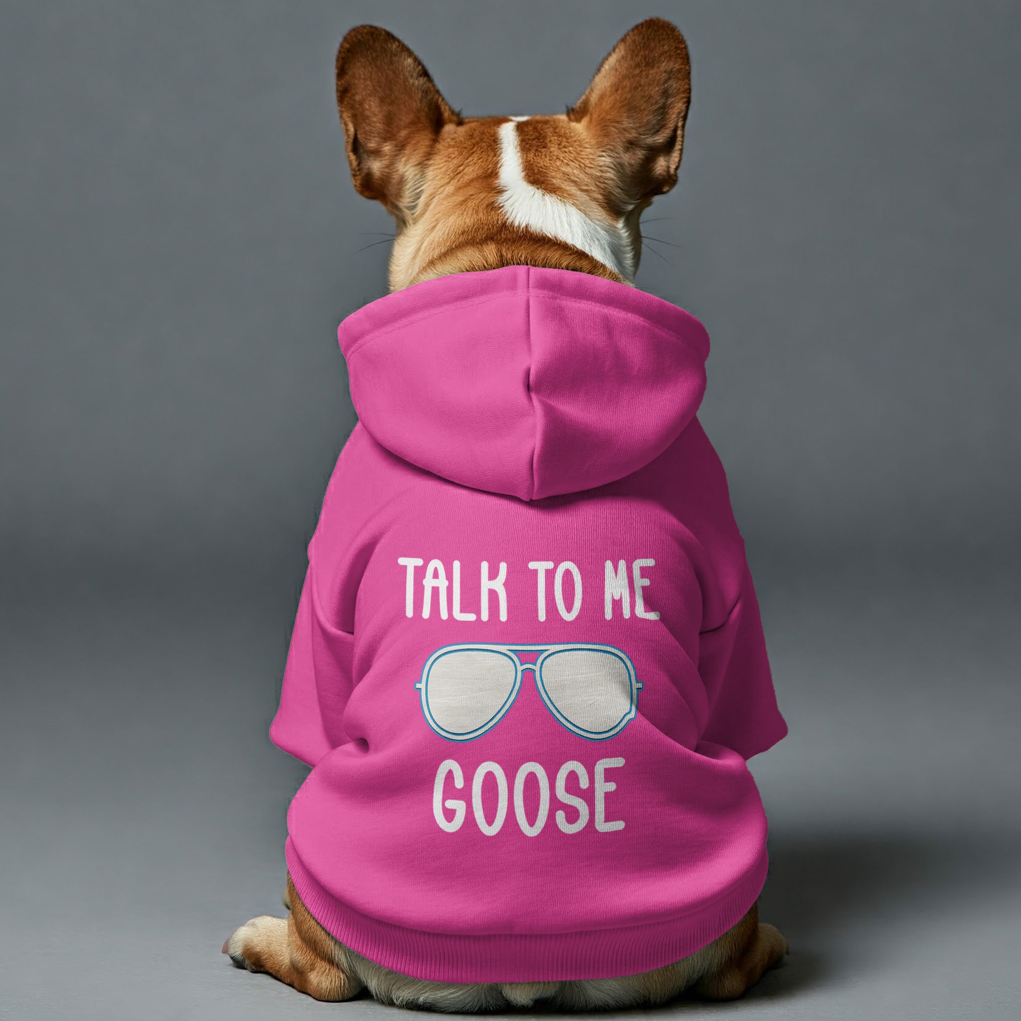 Talk to me Goose - Personalized French Bulldog Hoodies with Funny Quotes – Stylish, Cozy, and Premium 100% Cotton
