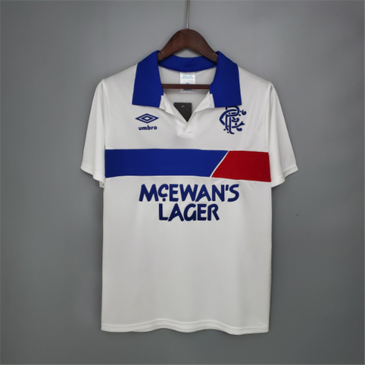 Glasgow Rangers Retro Soccer Jersey 1994 White Football Shirt -