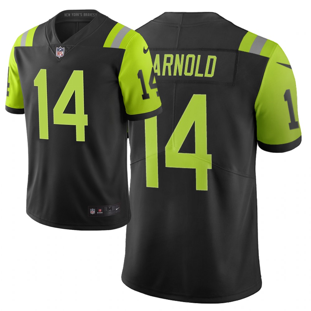NFL Y J Jets #14 Sam Darnold Green City Edition Jersey - Authentic ...