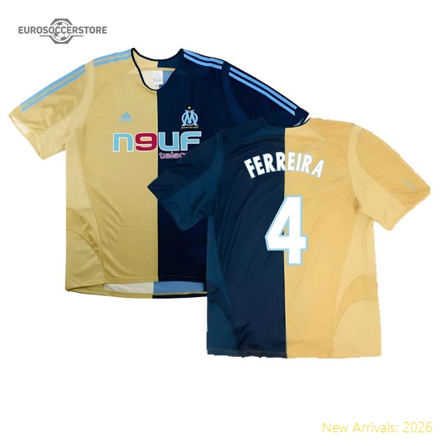 Top-Quality Marseille 2005-06 Third Shirt ((Excellent) L) (Ferreira 4)