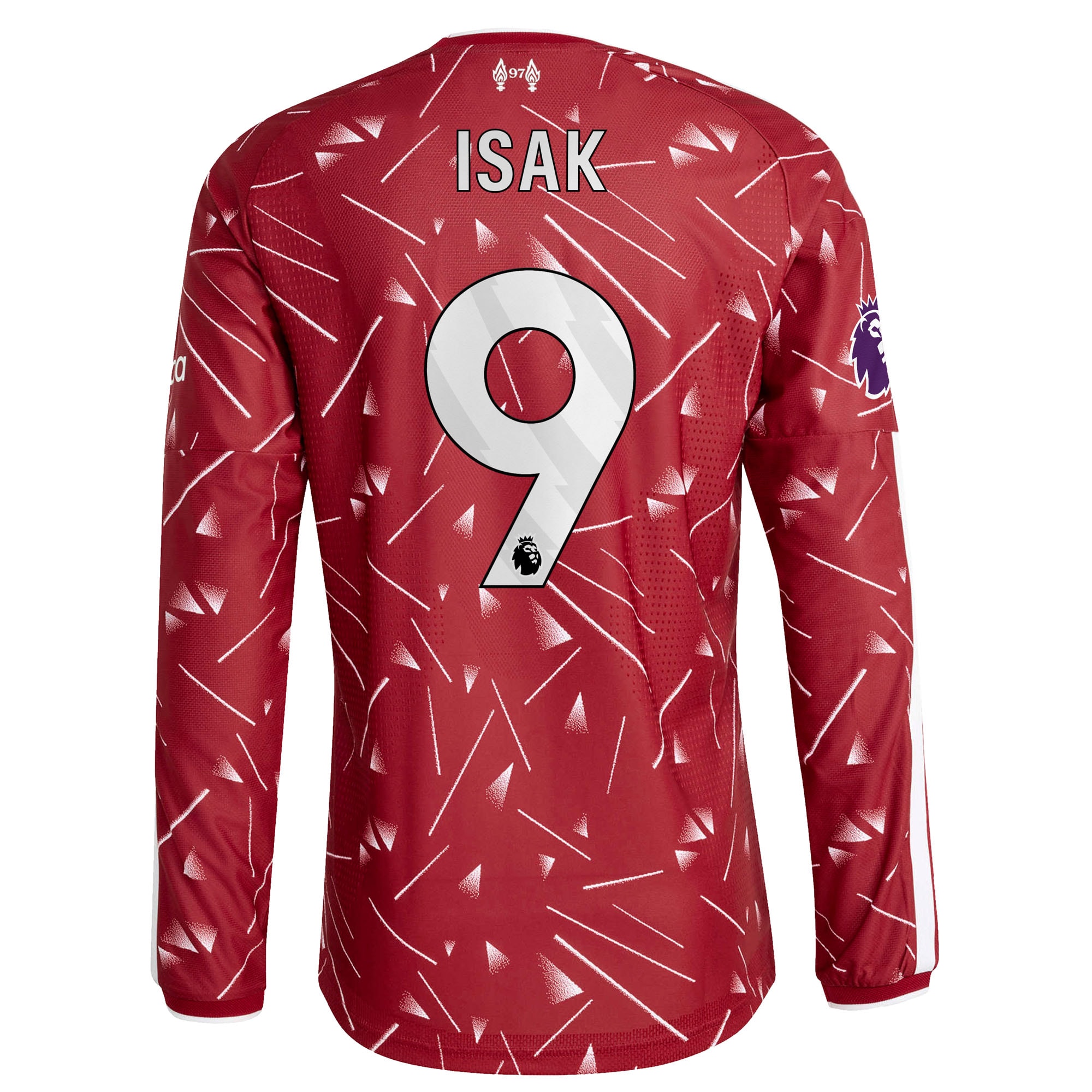 [SJH] Alexander Isak Liverpool 2026/27 Home On-Field Authentic Long Sleeve Jersey - Red