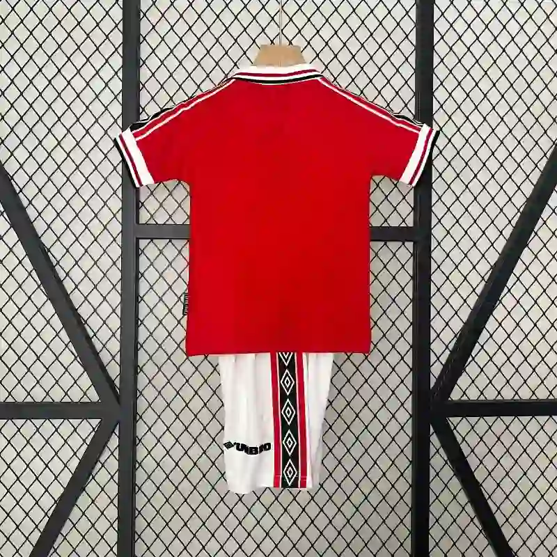 1998-1999 Kids Manchester United Jersey retro kit