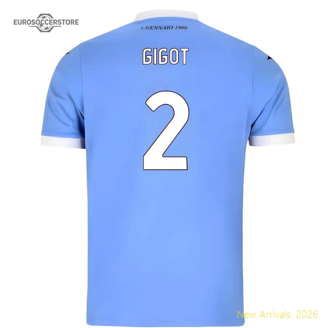 2025-2026 Ss Lazio Home Shirt (gigot 2) - Official Design