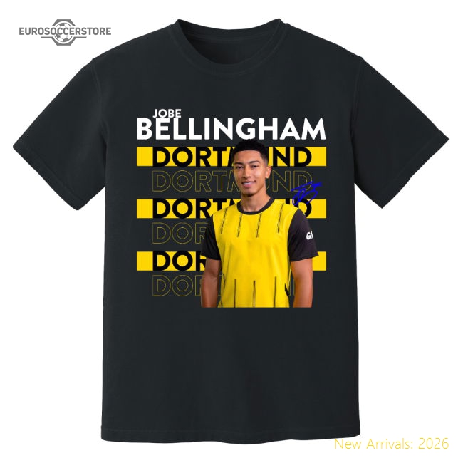 Jobe Bellingham Dortmund New Signing Fan T-shirt (black)