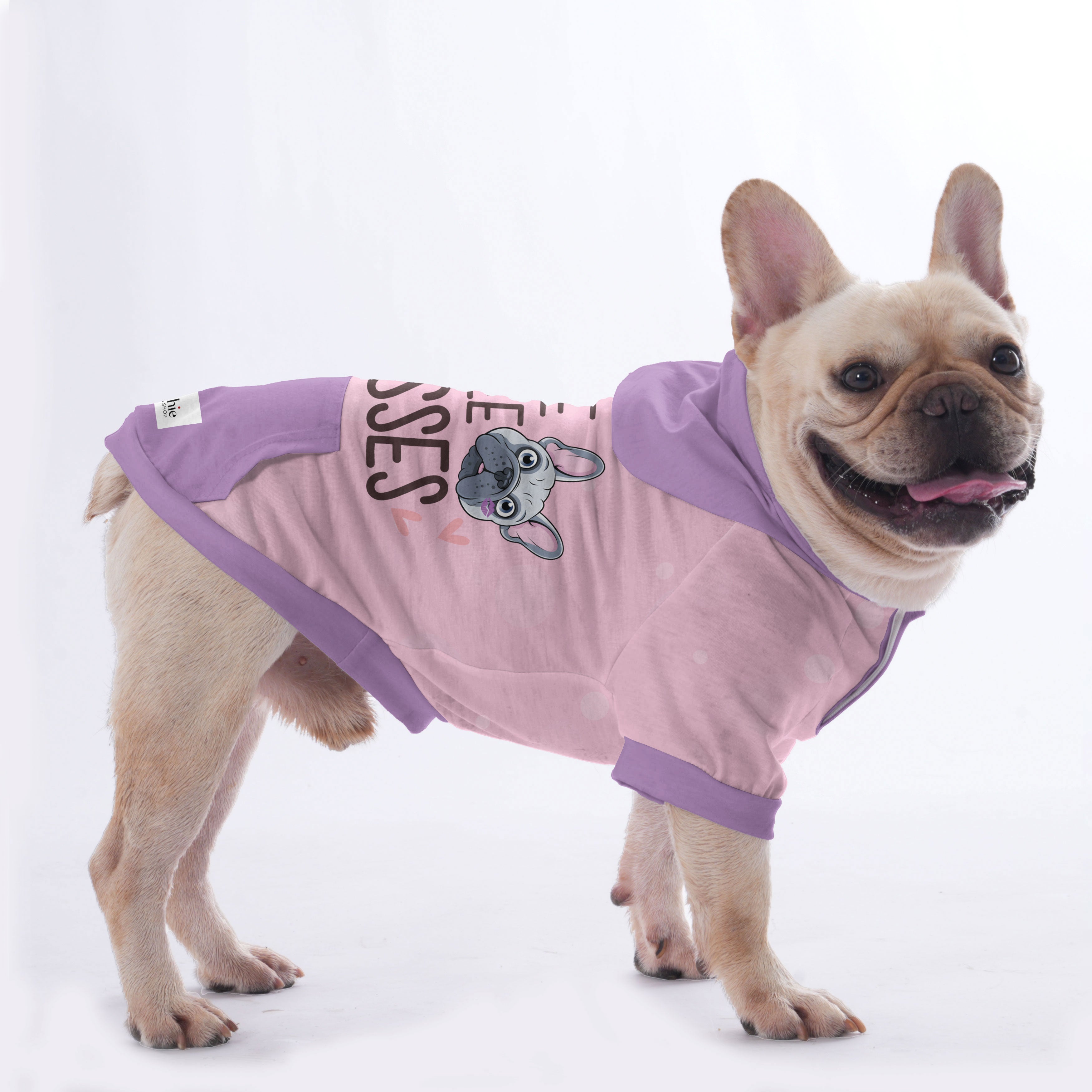 French Bulldog I Give Free Kisses Hoodies For French Bulldog |