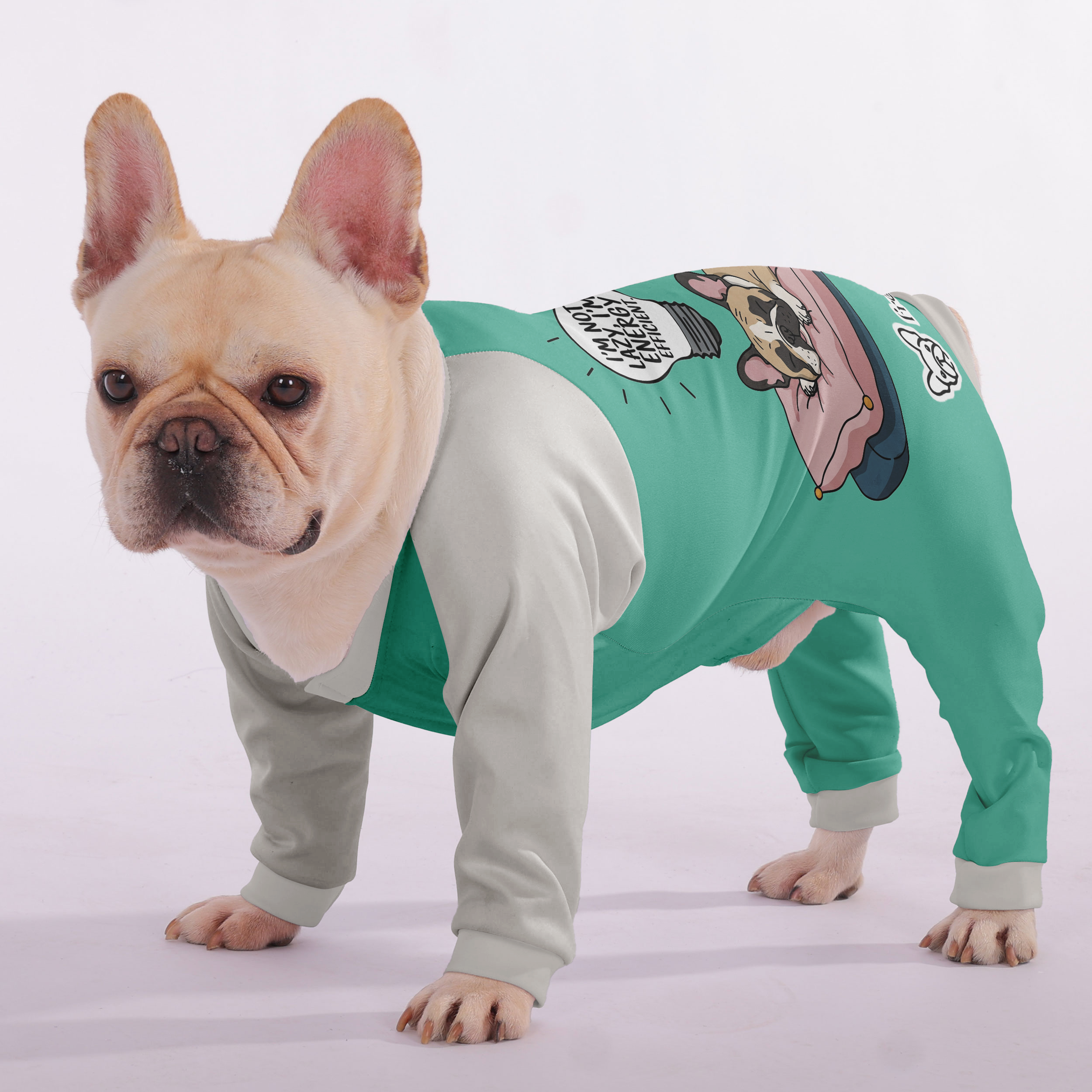 Lifestyle-Driven Im Not Lazy, Im Energy Efficient. - Frenchie Pajamas...