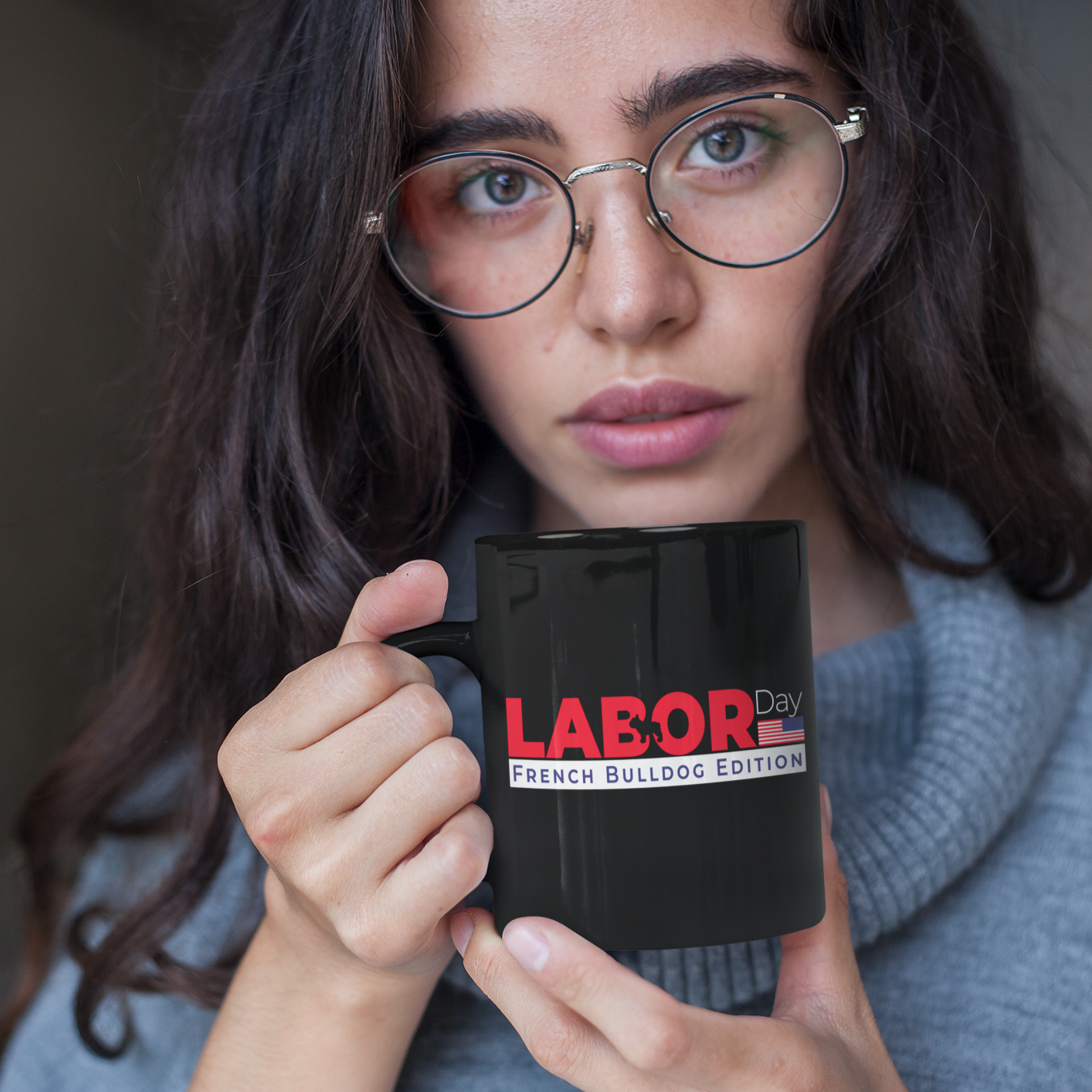 French Bulldog Frenchie Edition Black Glossy Mug Frenchie Pet Item