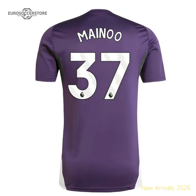 2025-2026 Man Utd Training Jersey (Aurora Plum) (Mainoo 37)