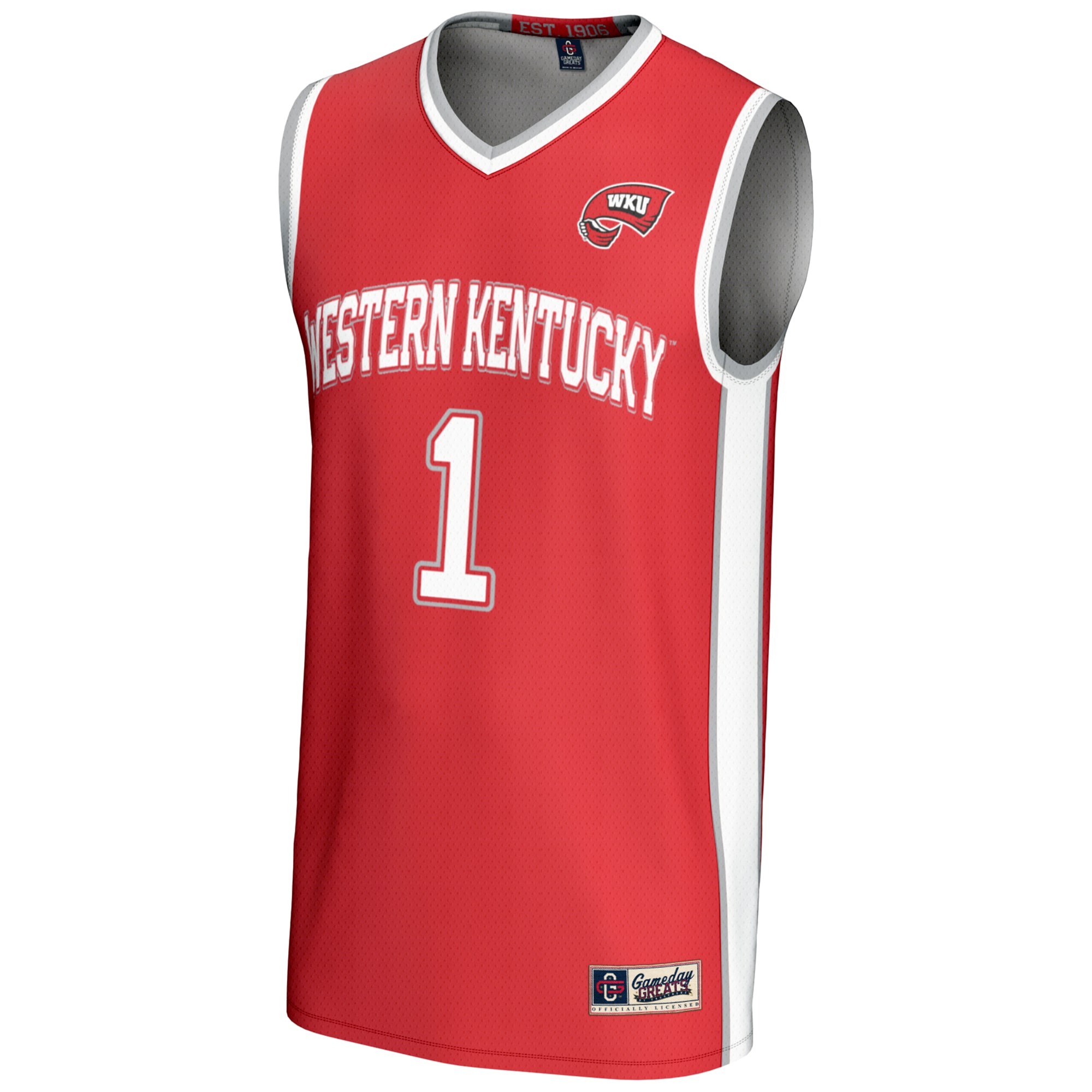 [DDG] Western Kentucky Hilltoppers GameDay Greats Youth Lightweight Basketball Jersey - Red