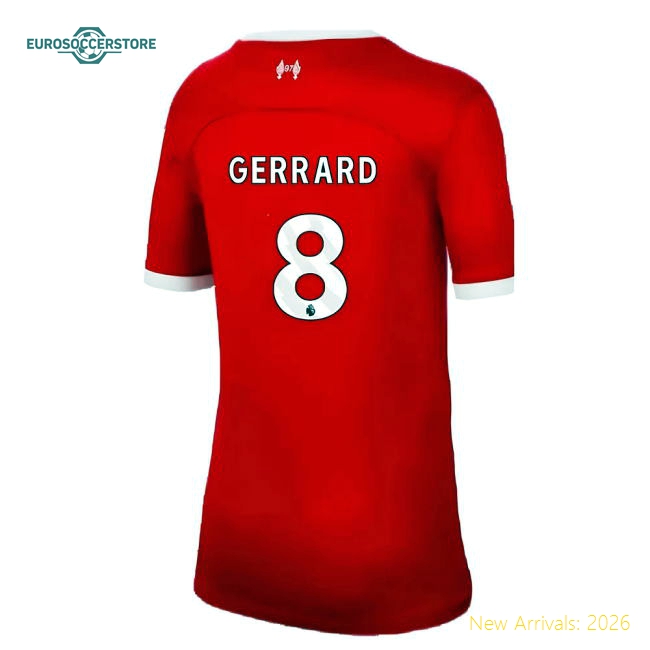 2023-2024 Liverpool Kids Soft Gerrard Jersey Performance Fabric