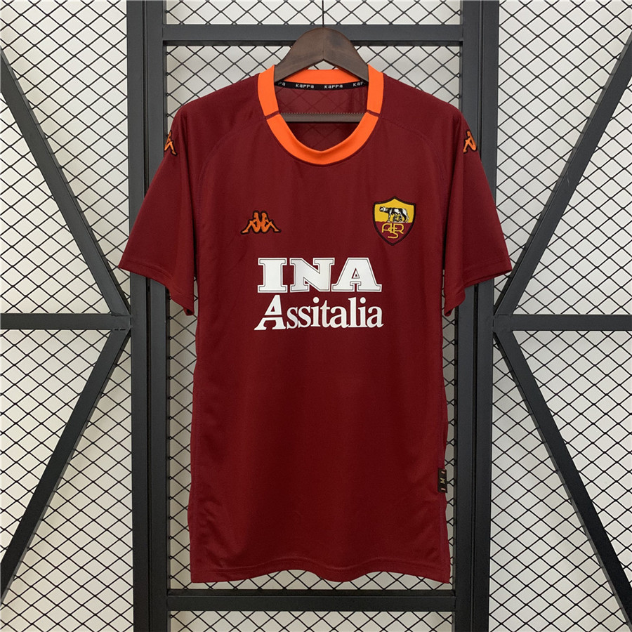 Professional Lightweight AS Roma Home Retro Shirt 200001