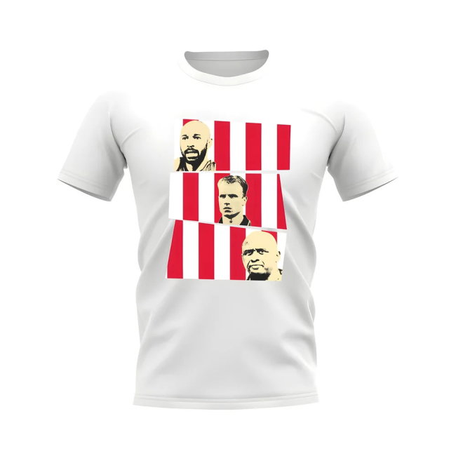 Henry Bergkamp Vieira Arsenal Trio supporter T-Shirt