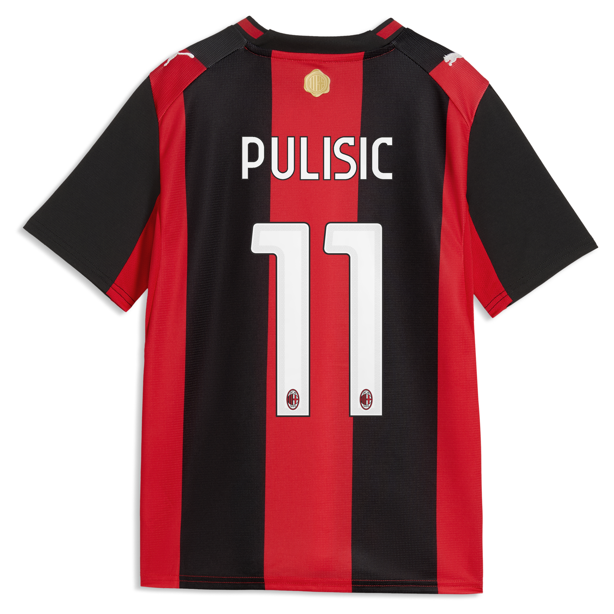 [SJH] Christian Pulisic AC Milan Youth 2026/27 Home Replica Jersey - Black/Red