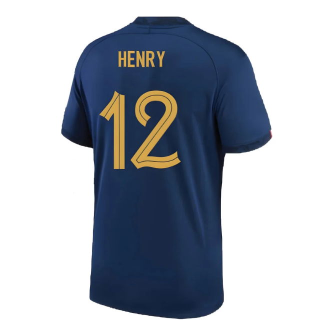 Official 2022-2023 France European Football Home Strip