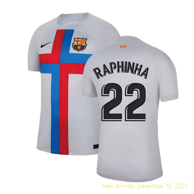 2022-2023 Barcelona Barca Elite Third Shirt (RAPHINHA 22) - Discounted