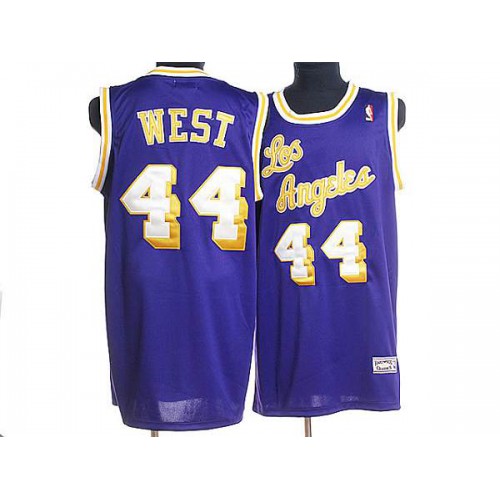 Lakers Purple Angeles Lakers #44 Mitchell And Ness Jersey -