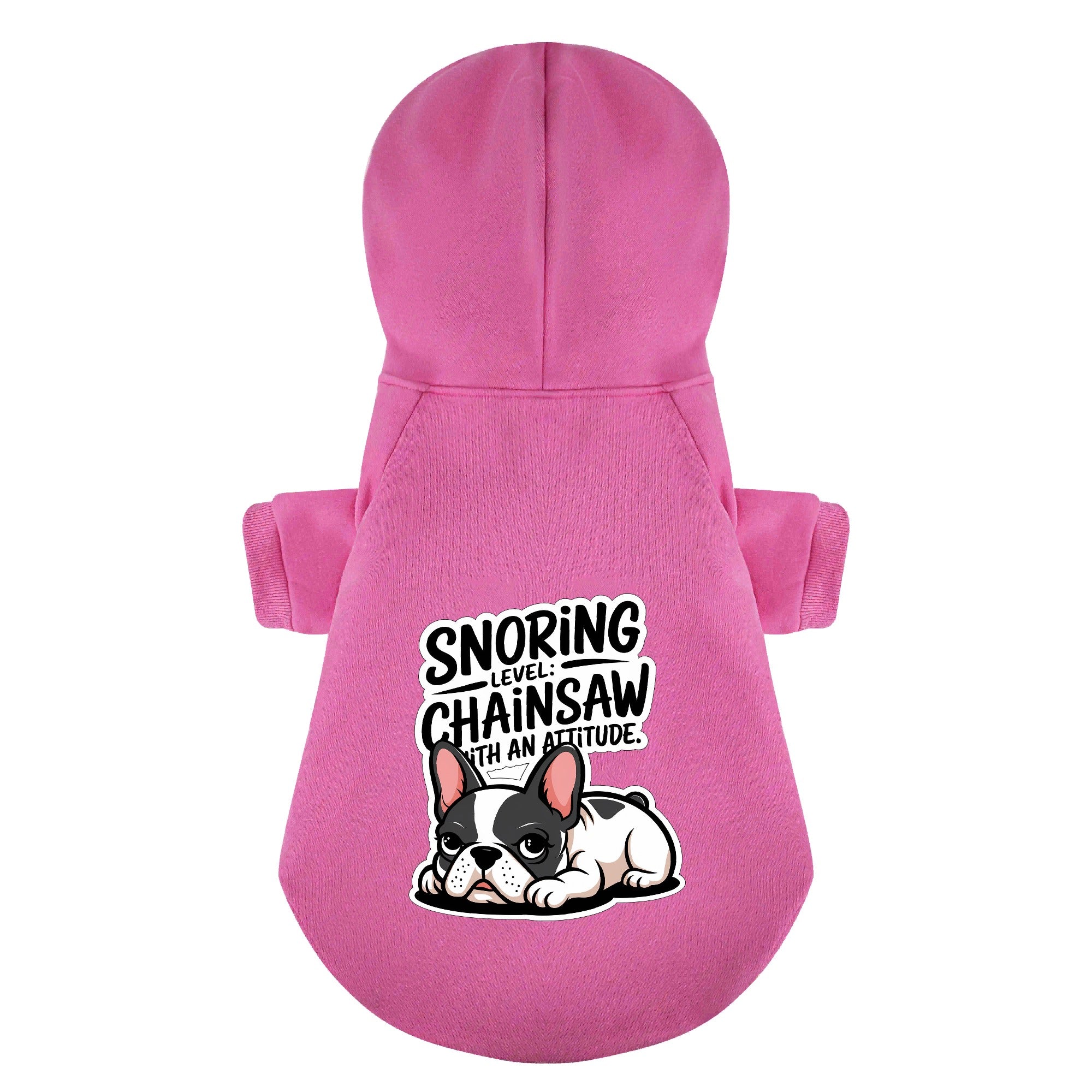 Snoring - Everyday Personalized French Bulldog Hoodies With Funny Quotes – Stylish, Cozy, And Premium 100% Cotton Frenchie Themed Wear