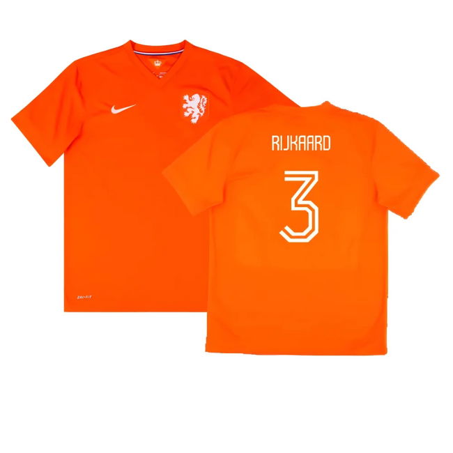 Holland 2014-15 Home Shirt (Good) (Rijkaard 3) Euro Official