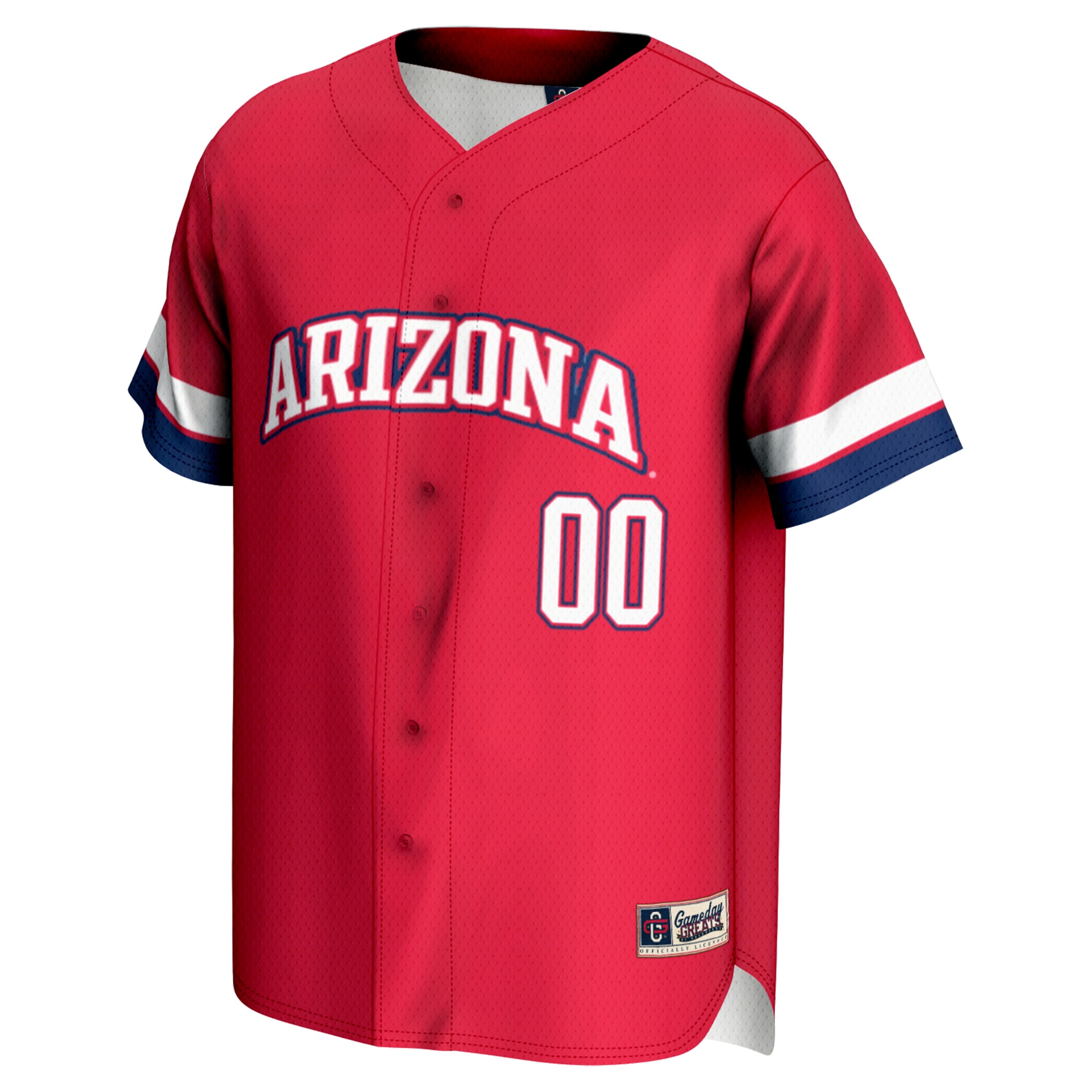 [DDG] Arizona Wildcats GameDay Greats Unisex NIL Pick-A-Player Lightweight Baseball Jersey - Red