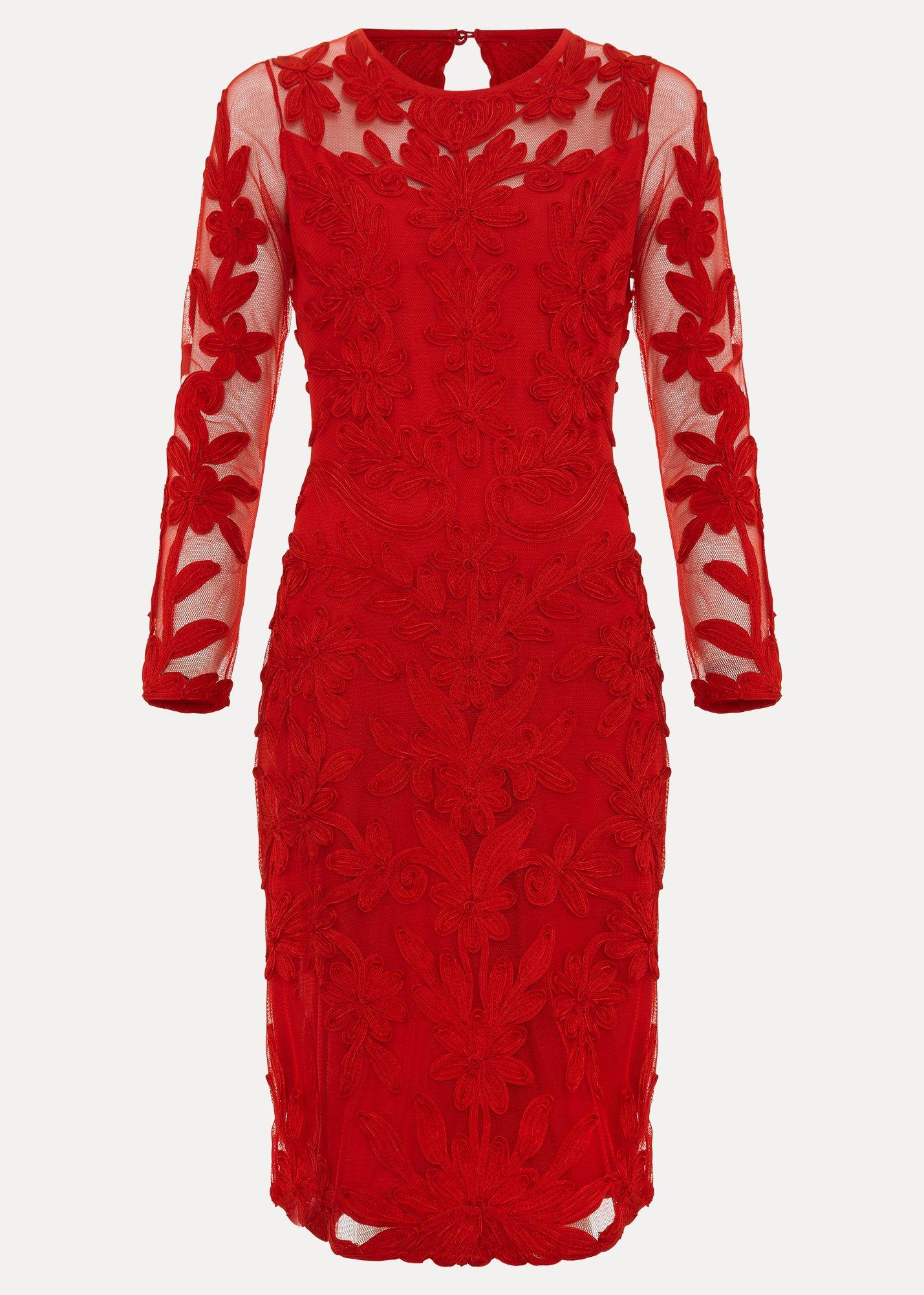 Navida Tapework Midi Dress