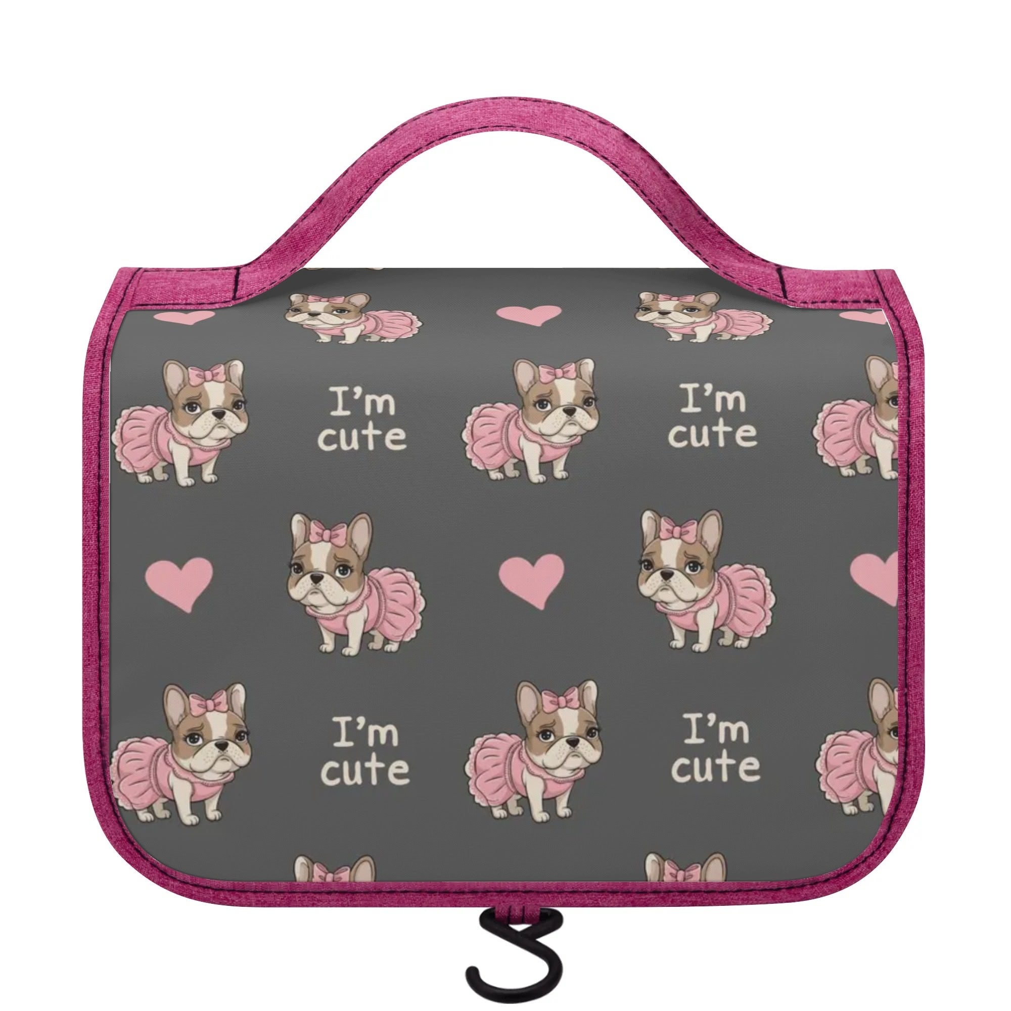 Breed-specific Cosmetic Travel Bag For French Bulldogs | Vet-recommended