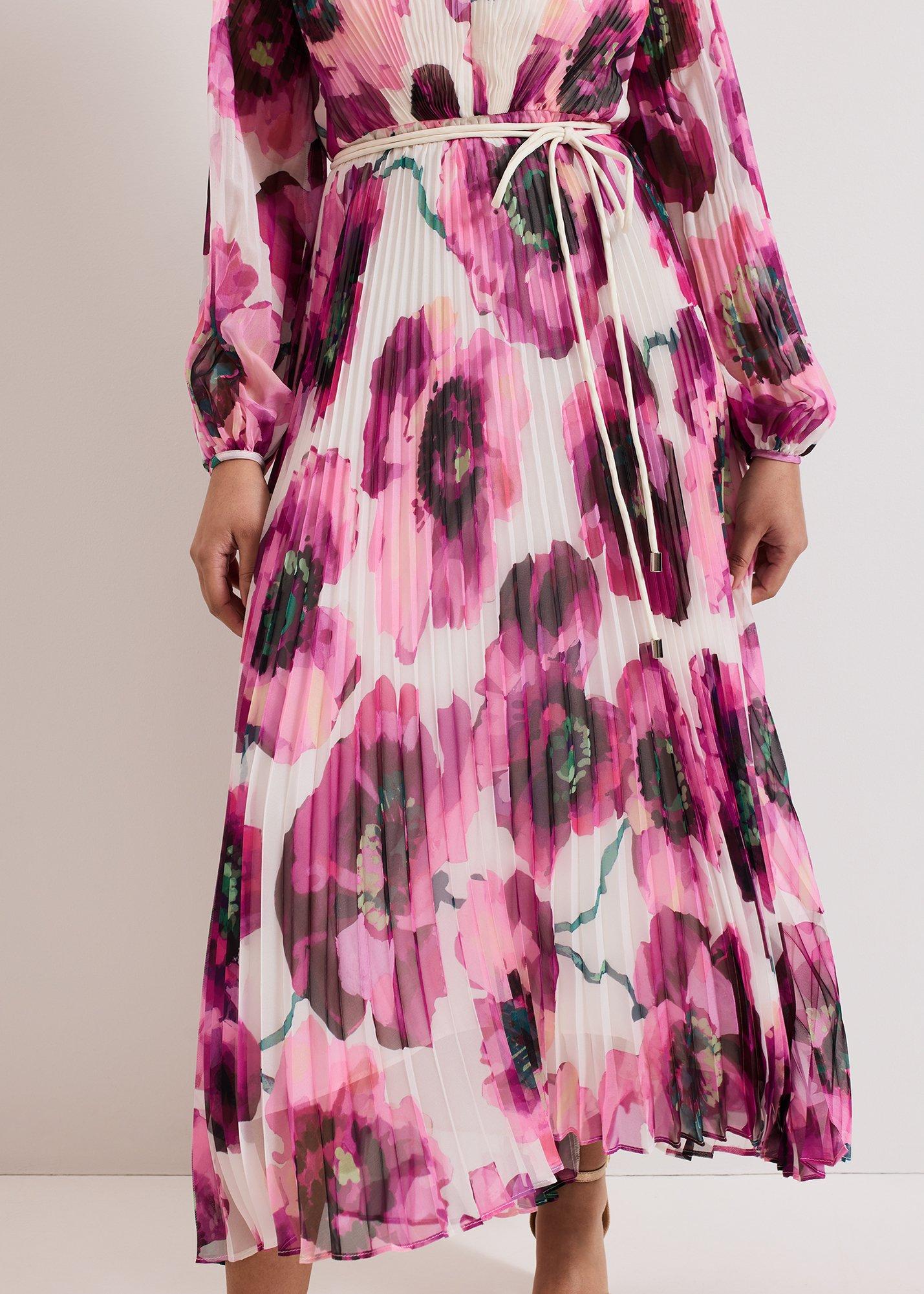Petite Natalia Floral Print Maxi Dress