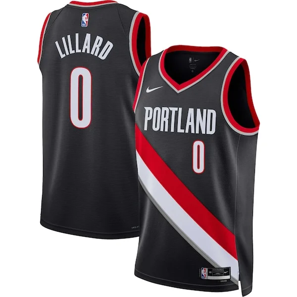 Damian Lillard POR Swingman Jersey - trendy official - White