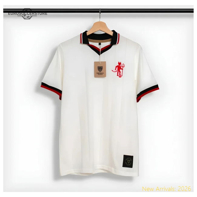 Classic Top-Grade Manchester Devils Classic White Retro Shirt