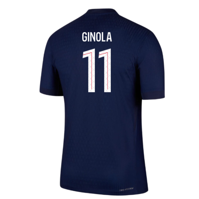 High-Quality 2025-2026 Psg Home Dri-Fit Adv Authentic Shirt (Ginola