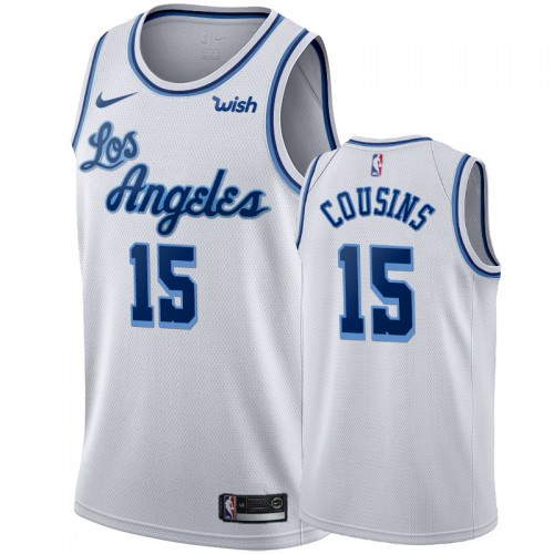 Lakers White Angeles Lakers #15 Nike Jersey - Affordable Game Day Wear