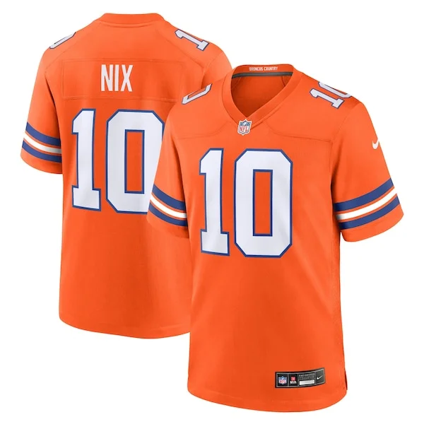Performance None Game Jersey - Premium Orange NFL Fan Jersey | Game...