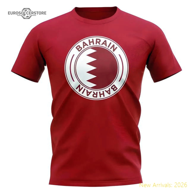 Bahrain Football Badge T-shirt (red) - World Cup Edition