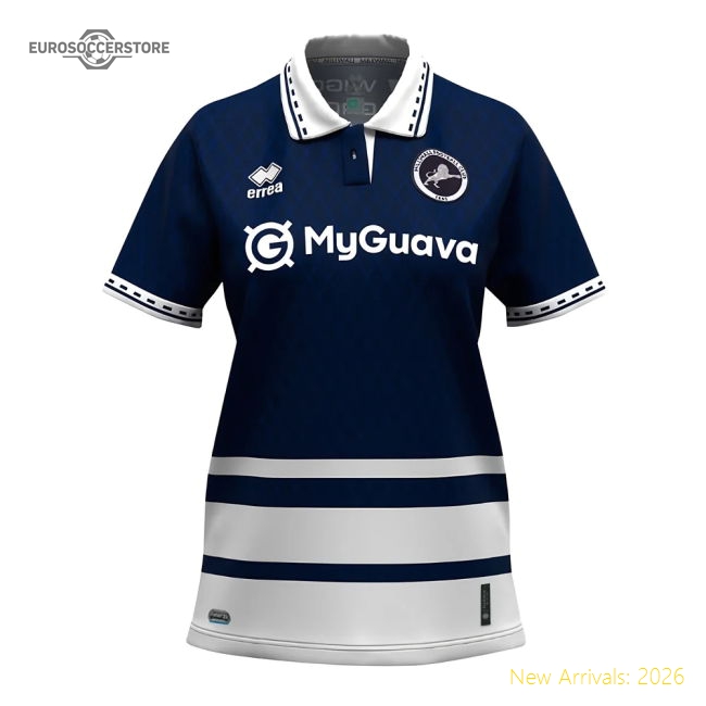 S Millwall Female 2024 Home Jersey Shirt Football Fan Apparel