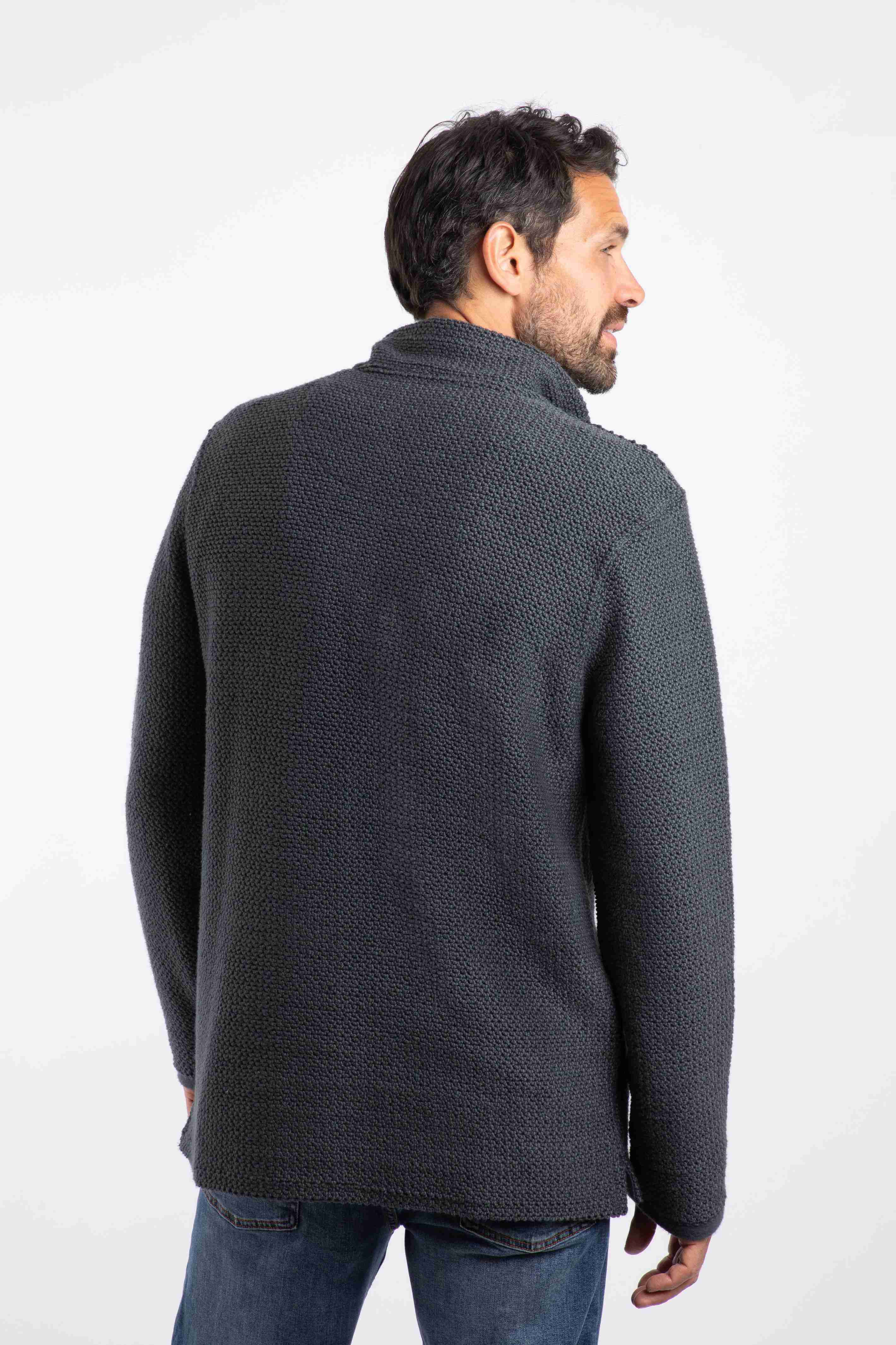Cruiser 1/4 Zip Macaroni Sweatshirt Navy