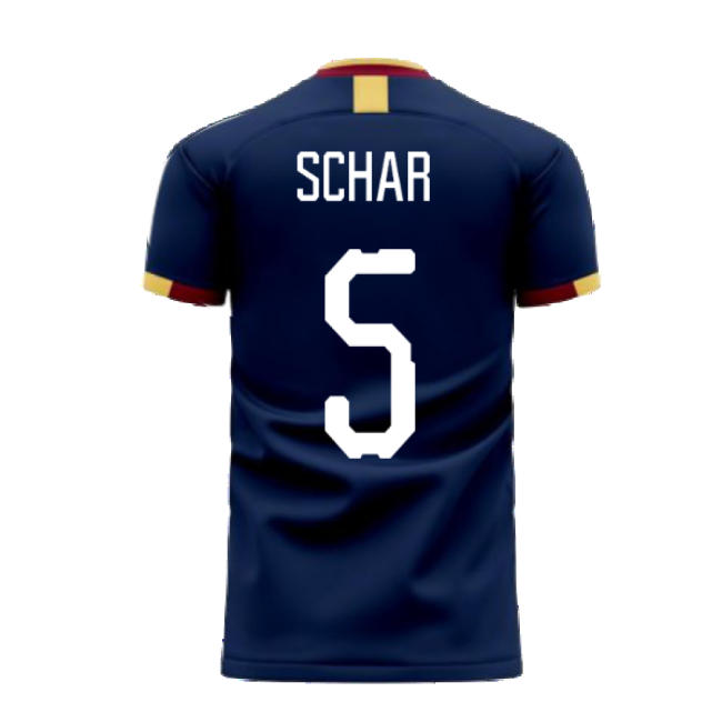 Ultra Comfort Newcastle Away Concept Football Kit Libero Schar #5 ...