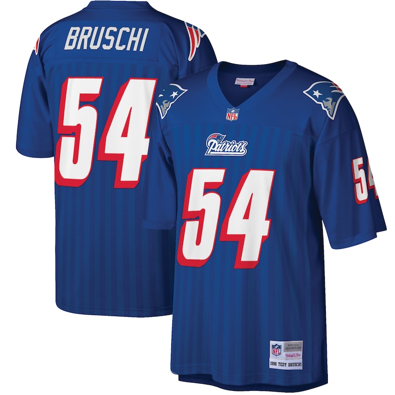 None Tedy Bruschi New England Patriots Championship Contender Fan A...