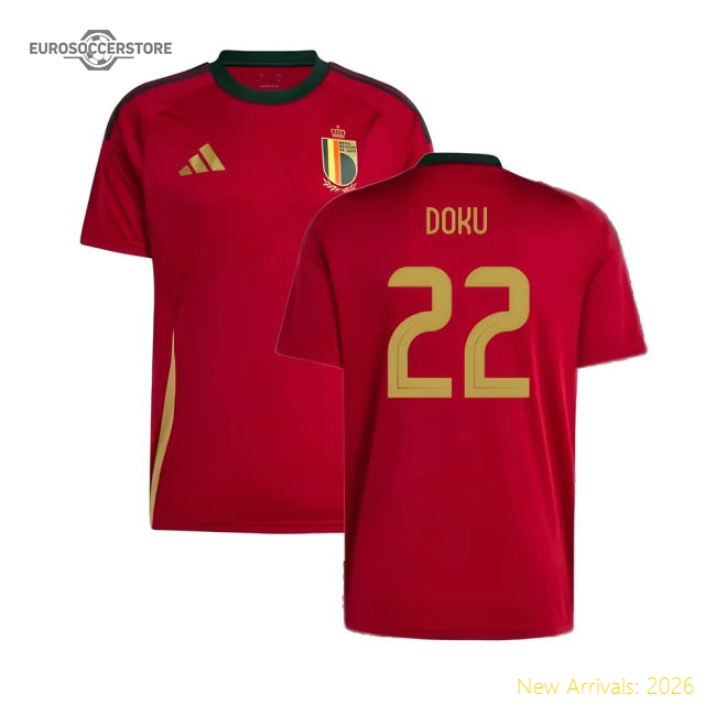 Belgium 2024-2025 High-performance Home Jersey - Classic