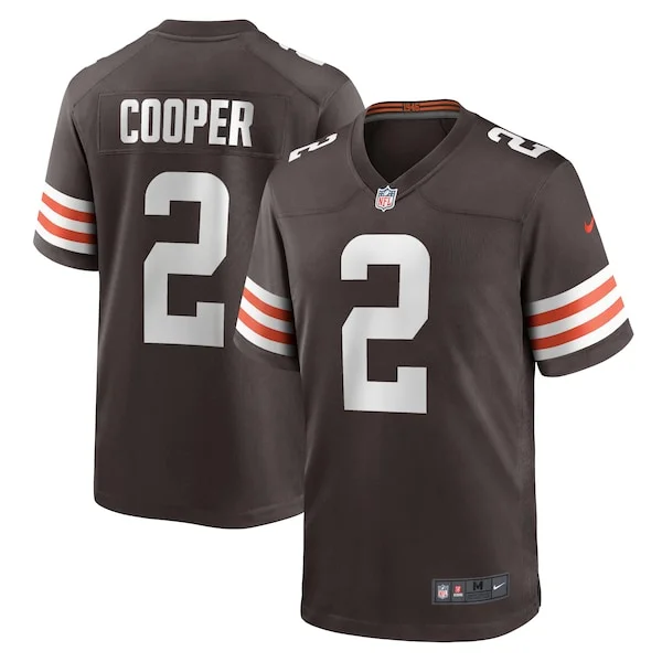 None Game NFL Jersey - Brown | Pro-Level Football Apparel | NFL Footba