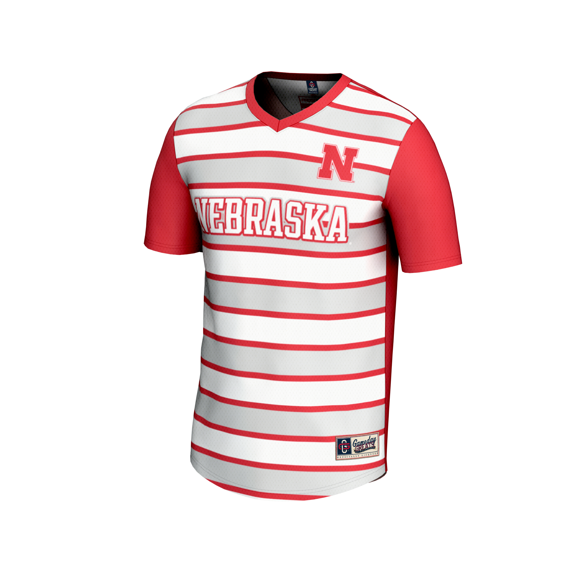 [LK] Nebraska Huskers GameDay Greats Unisex Lightweight Soccer Fashion Jersey - Scarlet
