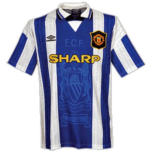 Performance Driven Man Utd 94-96 MANCHESTER UNITED AWAY BLUE RETRO