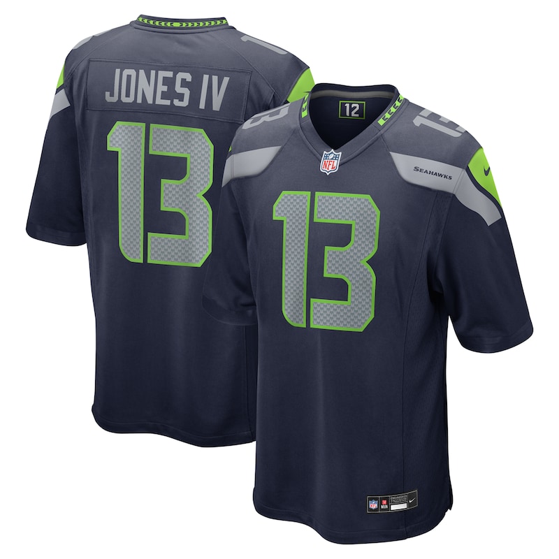 None Ernest Jones IV Seattle Seahawks Great Value Authentic Jersey