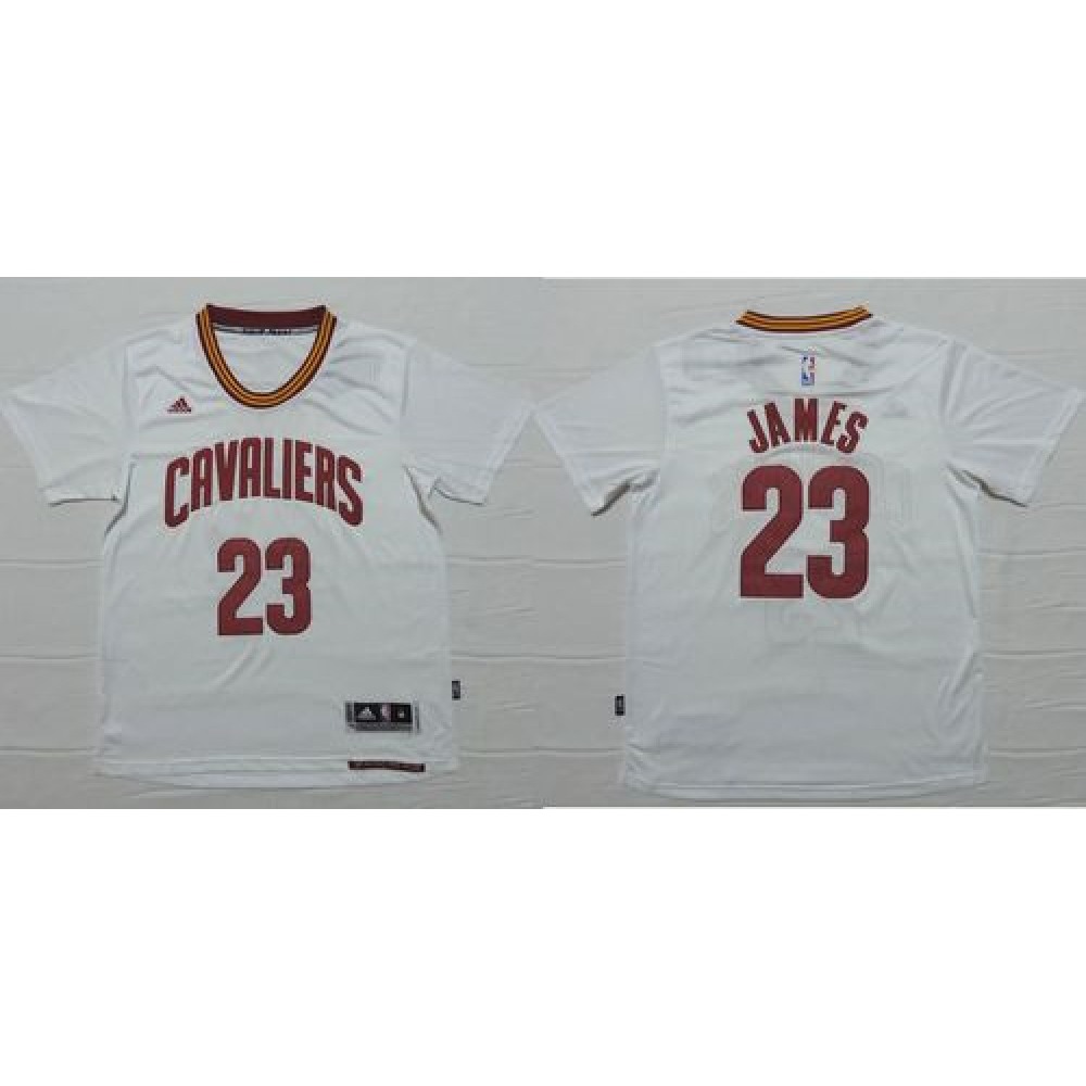 Authentic LeBron James23 White Jersey - - NBA Collection