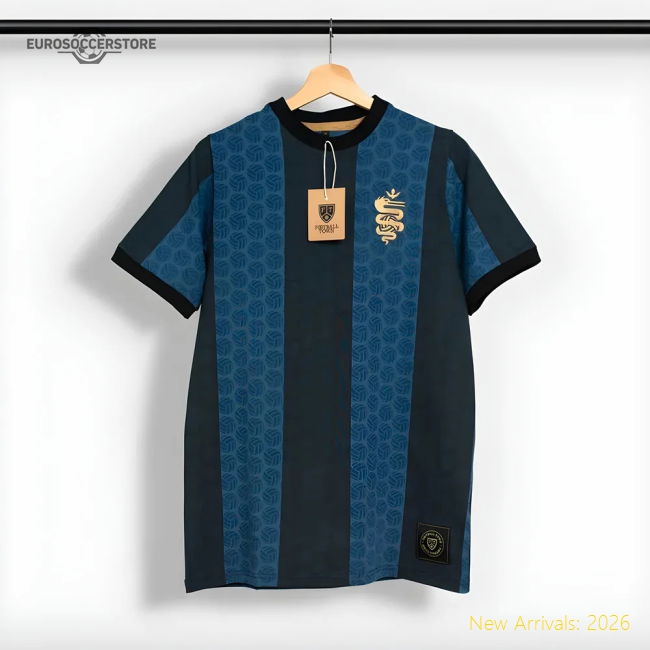 Top-grade Il Serpente Ball Shapes Retro Football Shirt - Supporter Edition