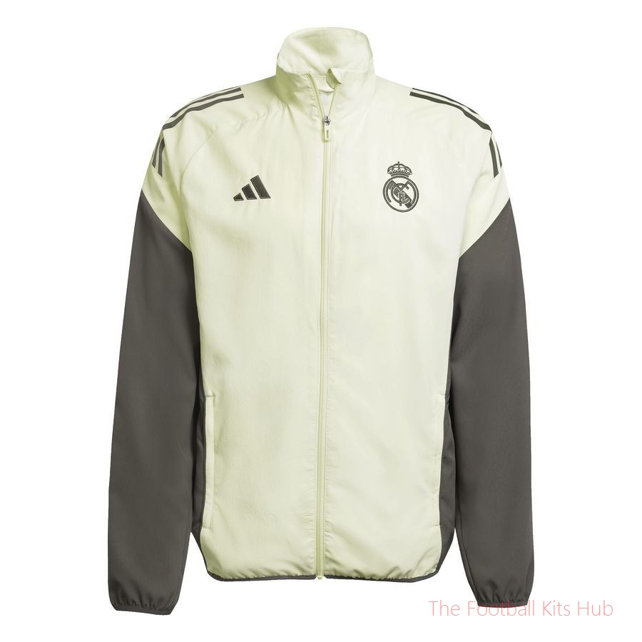 Real Madrid Training Jacket Presentation Tiro 25 - Almost Lime