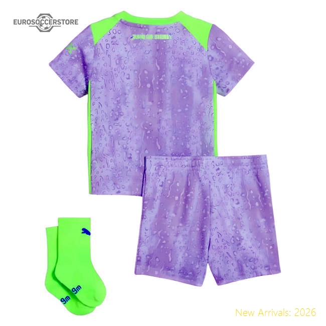 Premium 2025-2026 Man City Third Baby Kit - Premium Quality Football